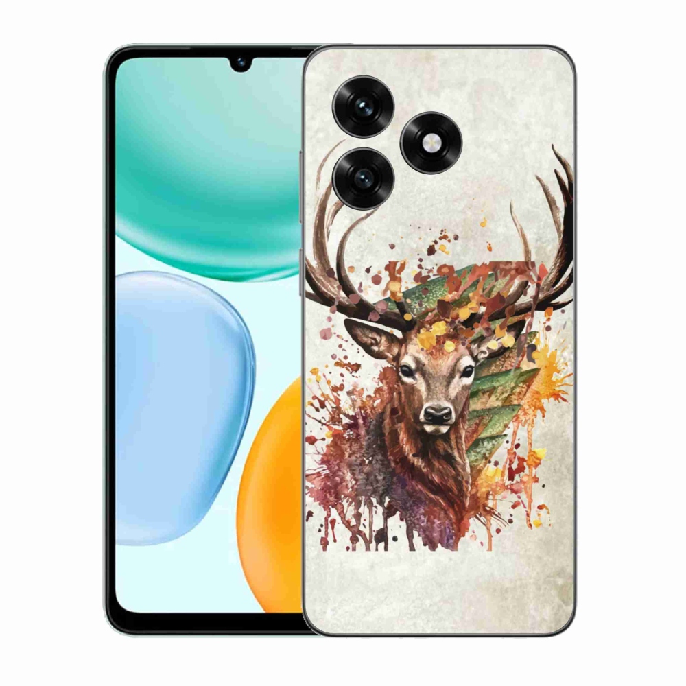 Zselés borítás mmCase a Honor X5c Plus számára - szarvas 1
