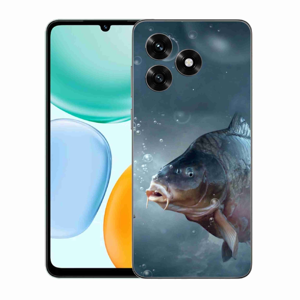 Gél borítás mmCase a Honor X5c Plus számára - ponty és buborékok