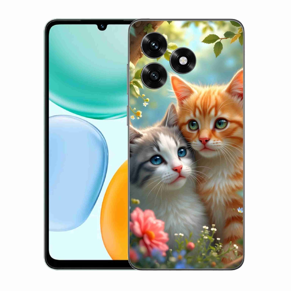 Gél borítás mmCase a Honor X5c Plus számára - cat love 2