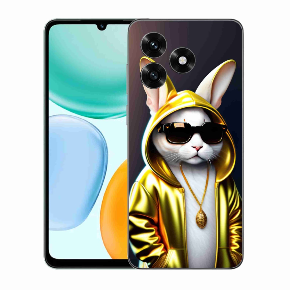 Zselés borítás mmCase a Honor X5c Plus számára - cat boss