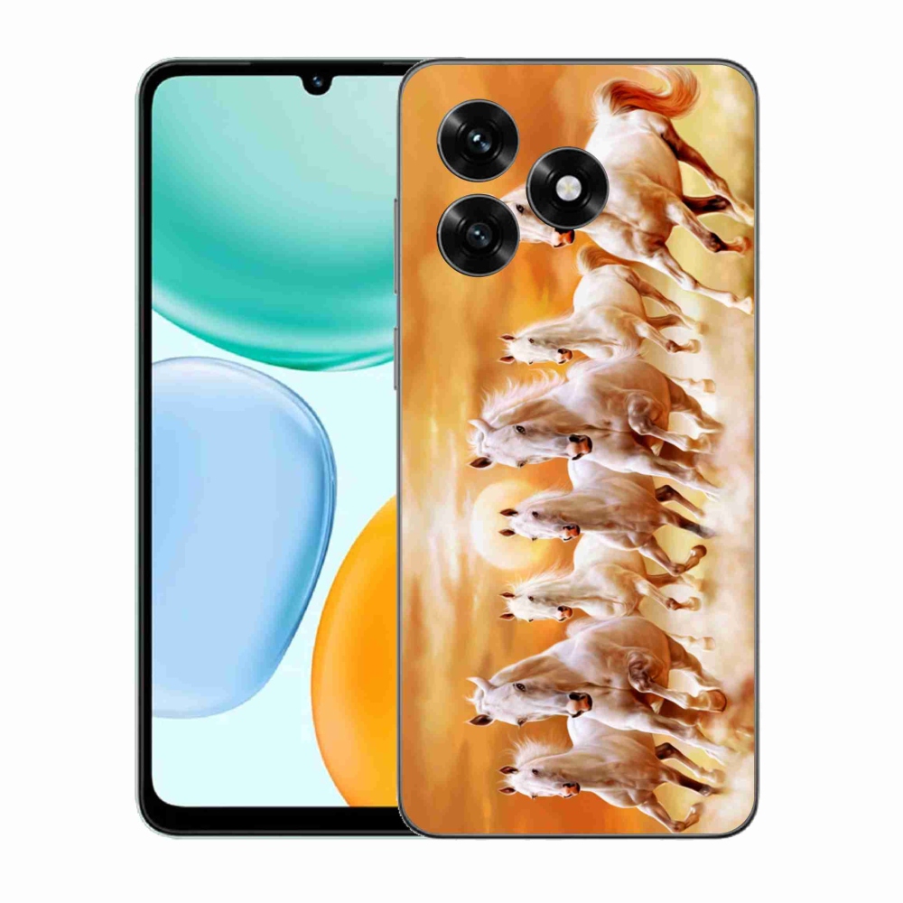 Zselés borítás mmCase a Honor X5c Plus-hoz - lovak 2