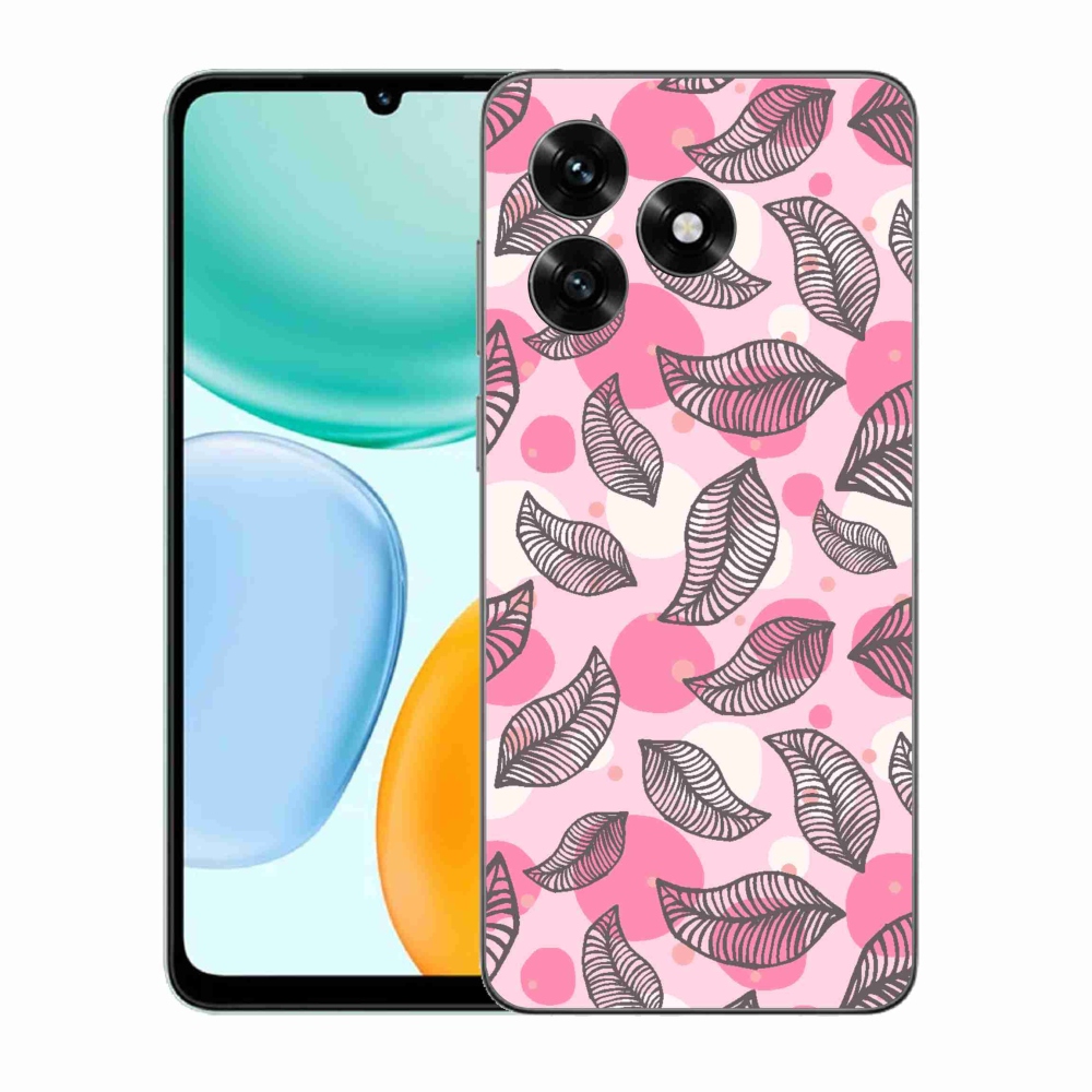 Zselés borítás mmCase a Honor X5c Plus számára - rajzfilmes hulló levelek