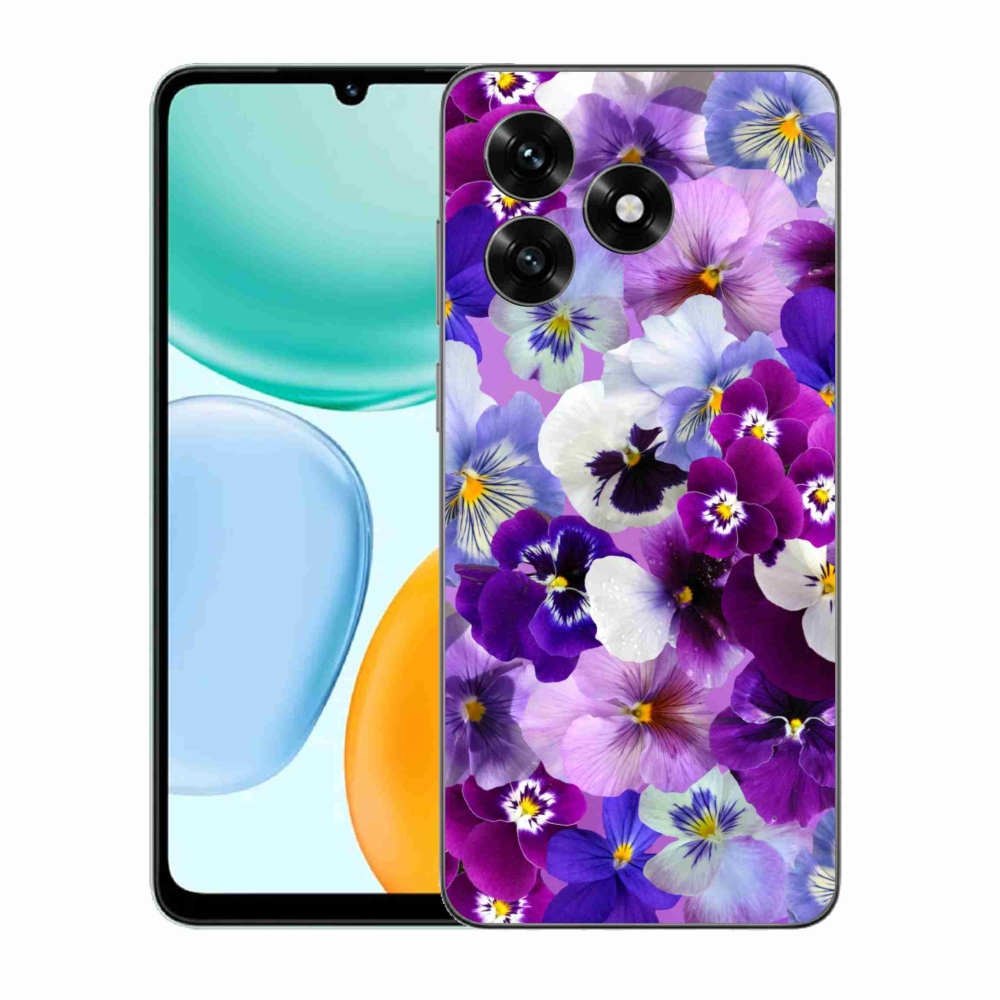 Gél borító mmCase a Honor X5c Plus számára - virágok 9