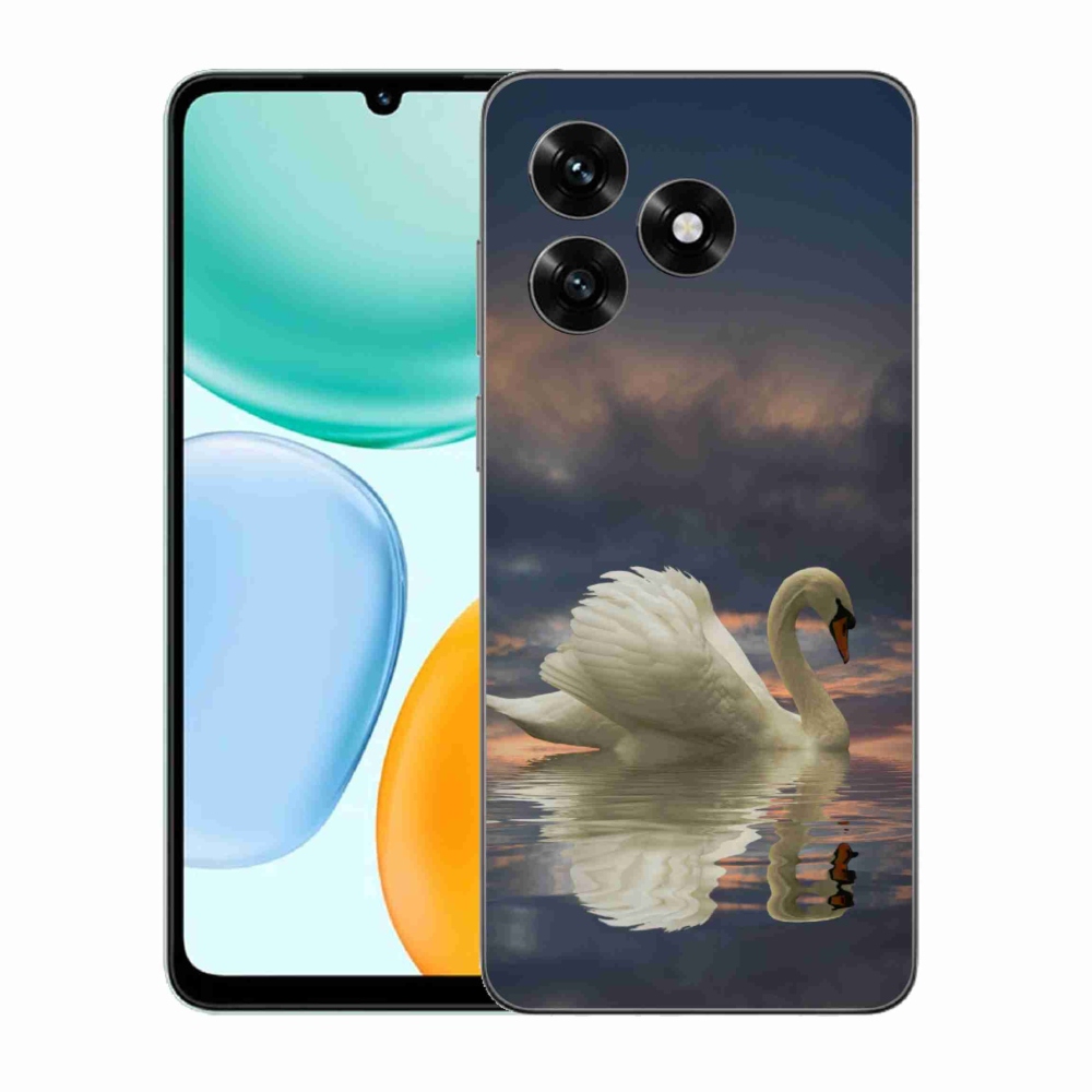 Zselés borítás mmCase a Honor X5c Plus készülékhez - hattyú