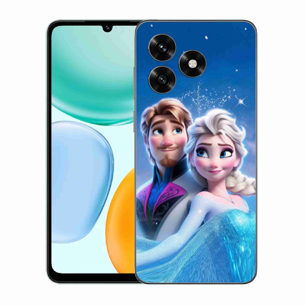 Gél borítás mmCase a Honor X5c Plus számára - Ice Kingdom 1