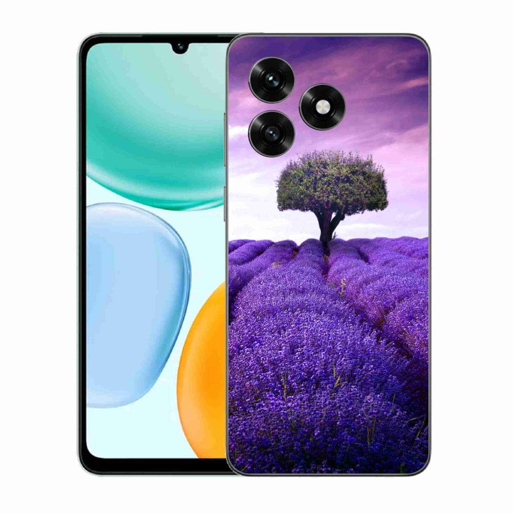 Zselés borítás mmCase a Honor X5c Plus számára - levendula rét