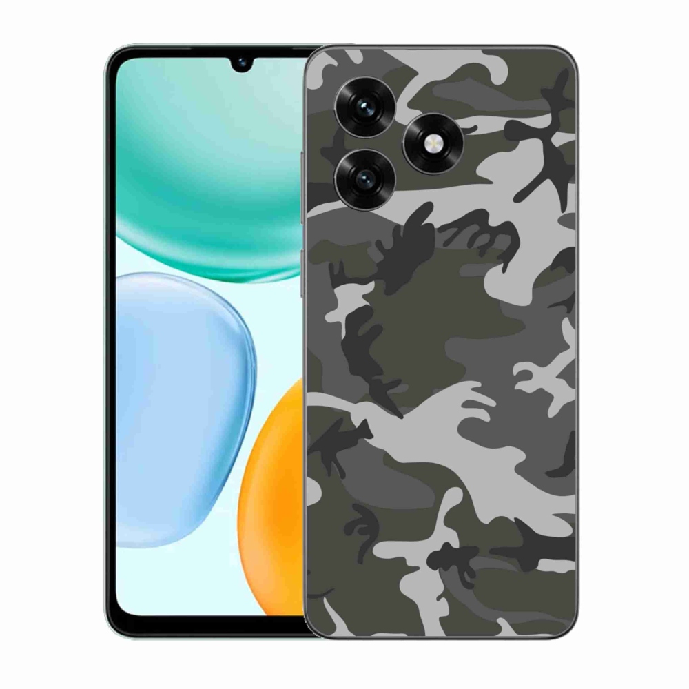 Zselés borítás mmCase a Honor X5c Plus számára - álcázó minta