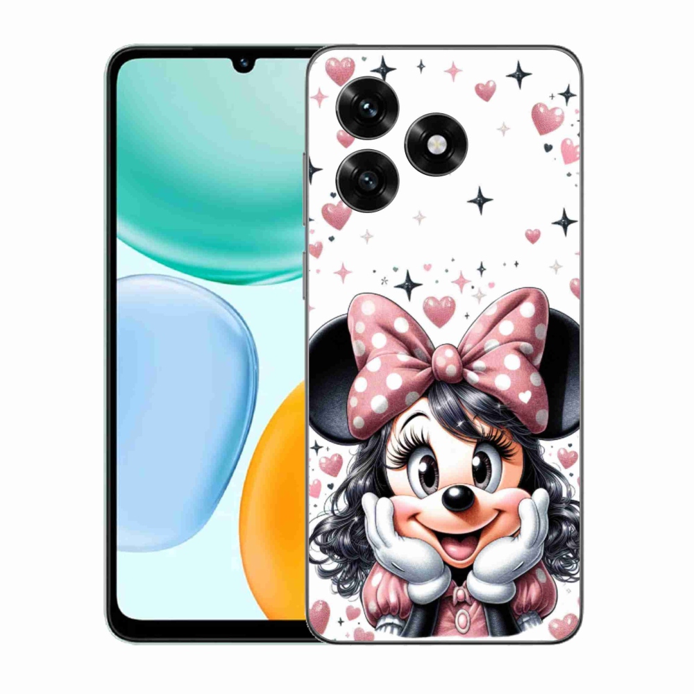 Zselés borítás mmCase a Honor X5c Plus számára - minnie