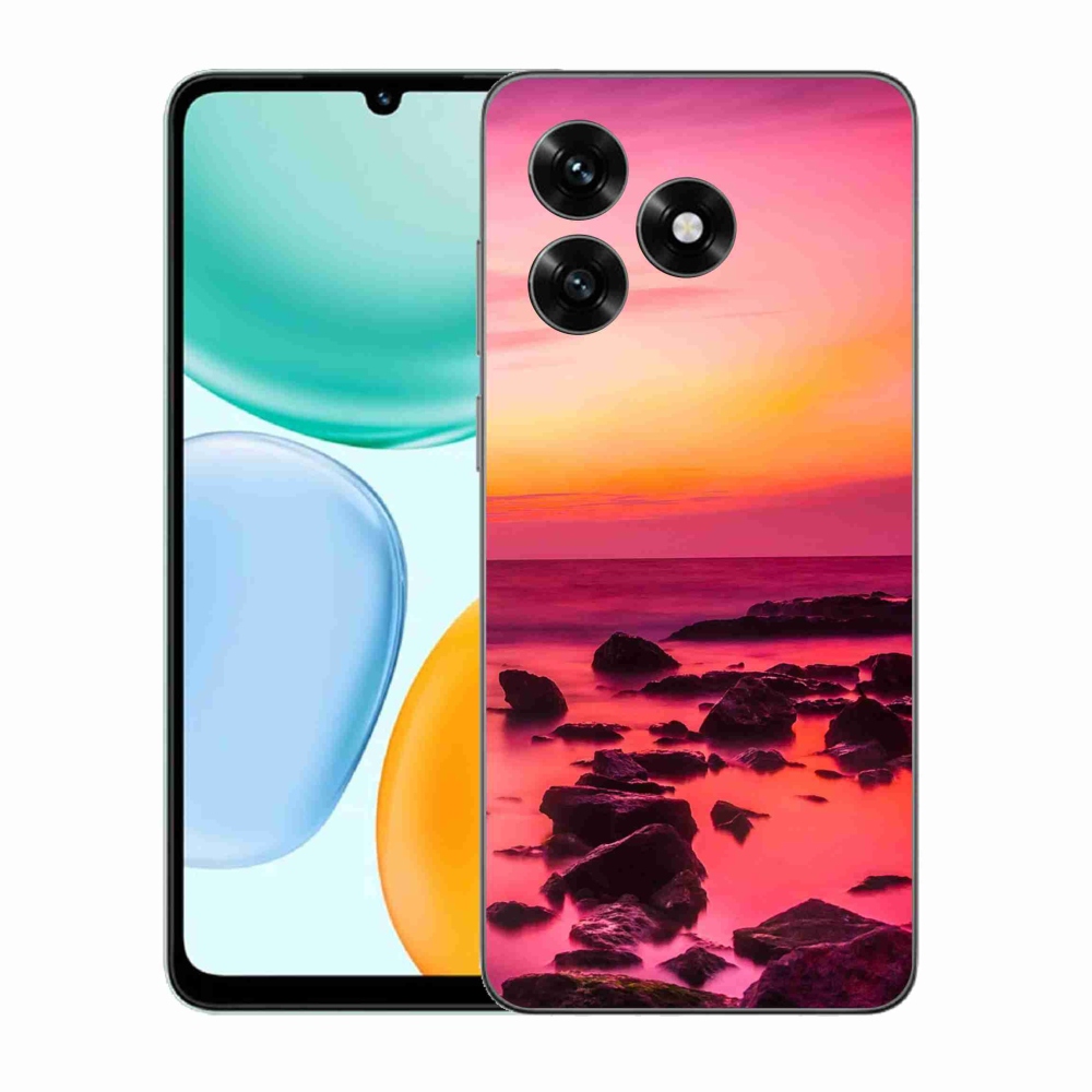 Zselés borítás mmCase a Honor X5c Plus számára - tenger és ragyogás