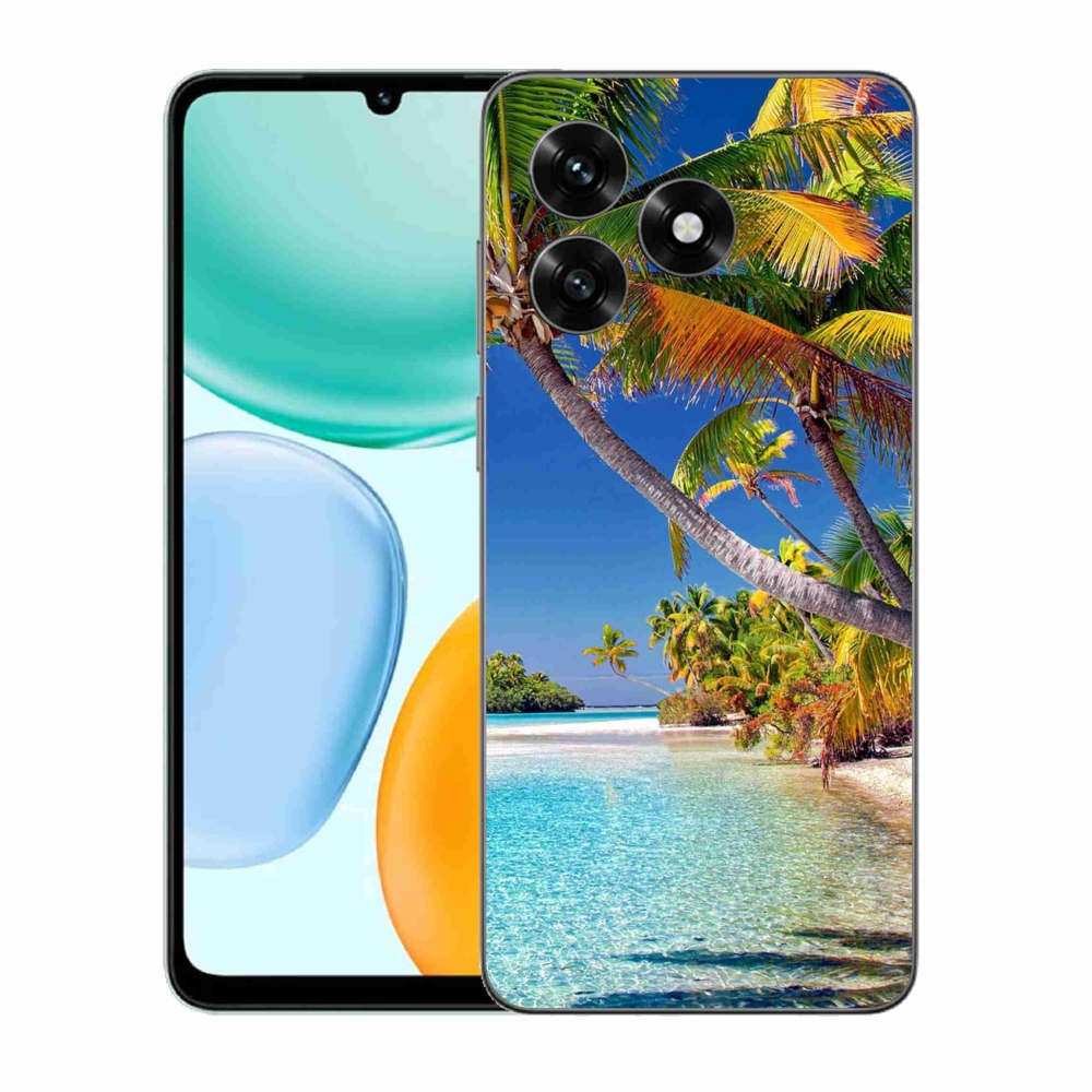 Zselés borítás mmCase a Honor X5c Plus számára - tengerparton