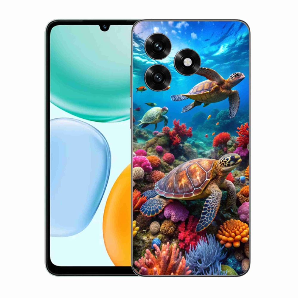 Zselés borítás mmCase a Honor X5c Plus számára - Sea World 2