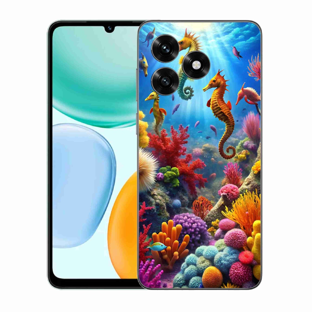 Zselés borítás mmCase a Honor X5c Plus számára - Sea World 3