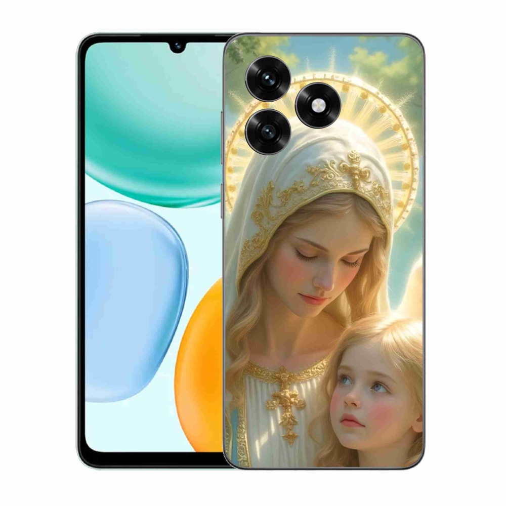 Gél borítás mmCase a Honor X5c Plus számára - Vallásos motívum 2