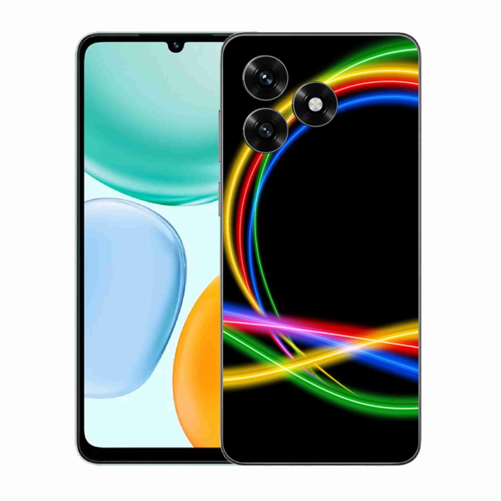 Gél borítás mmCase a Honor X5c Plus számára - neon körök