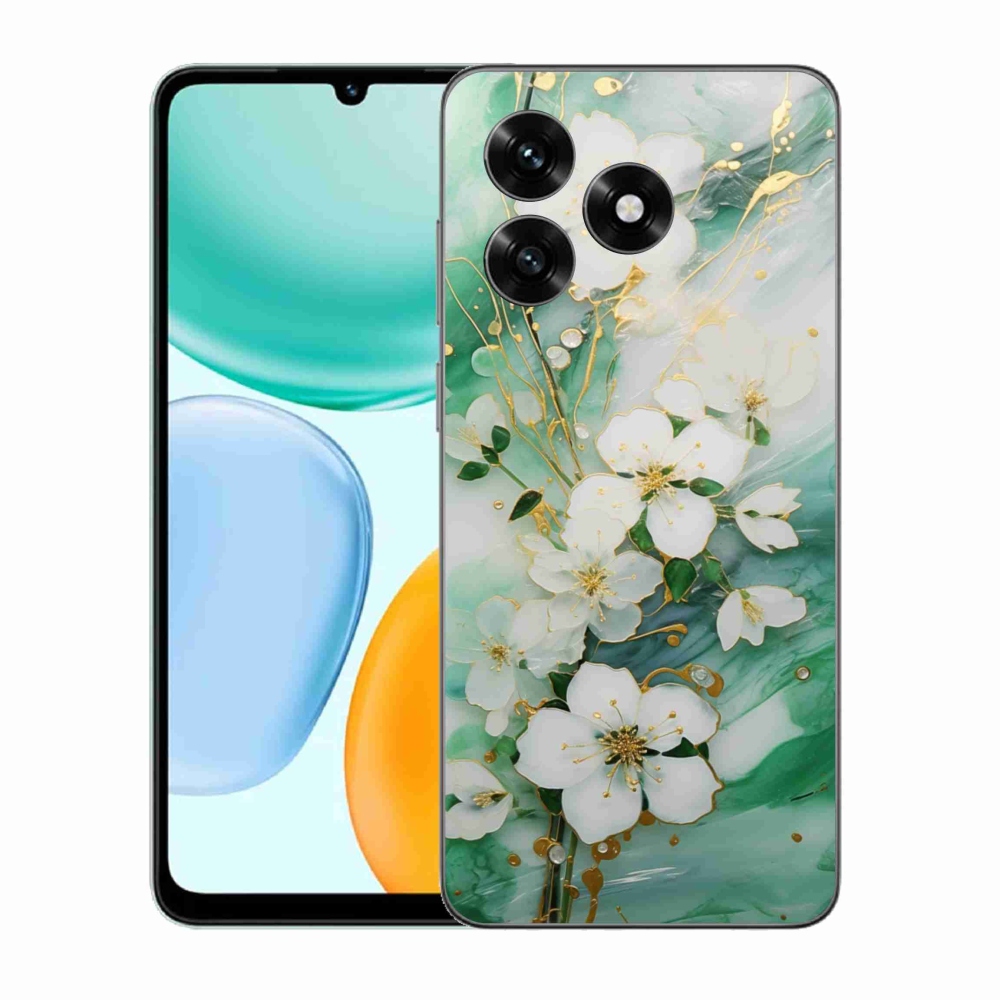 Gél borító mmCase a Honor X5c Plus számára - finom virágok