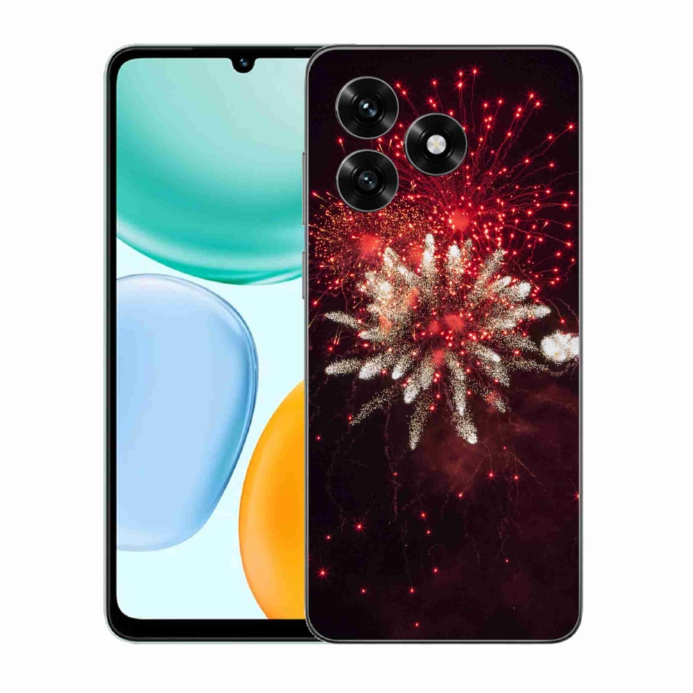 Zselés borítás mmCase a Honor X5c Plus számára - tűzijáték