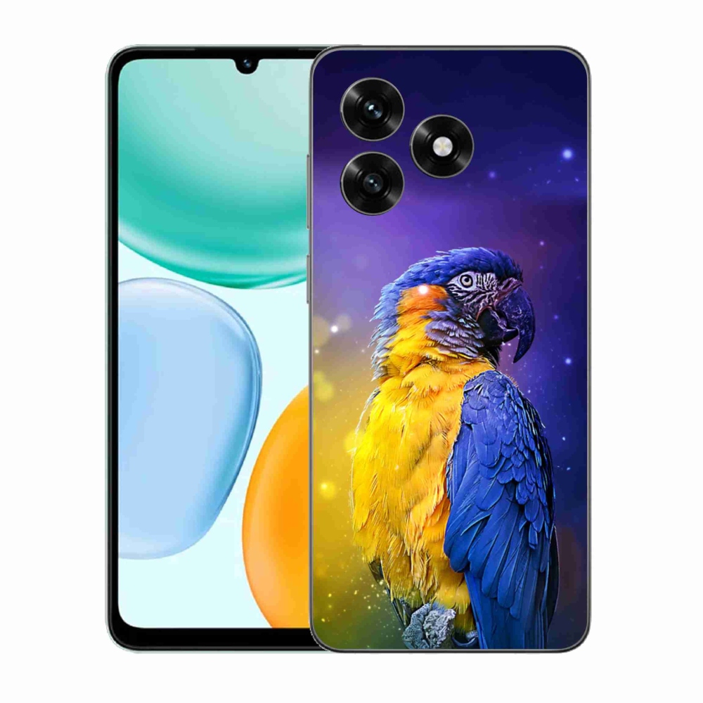 Zselés borítás mmCase a Honor X5c Plus készülékhez - papagáj ara 1