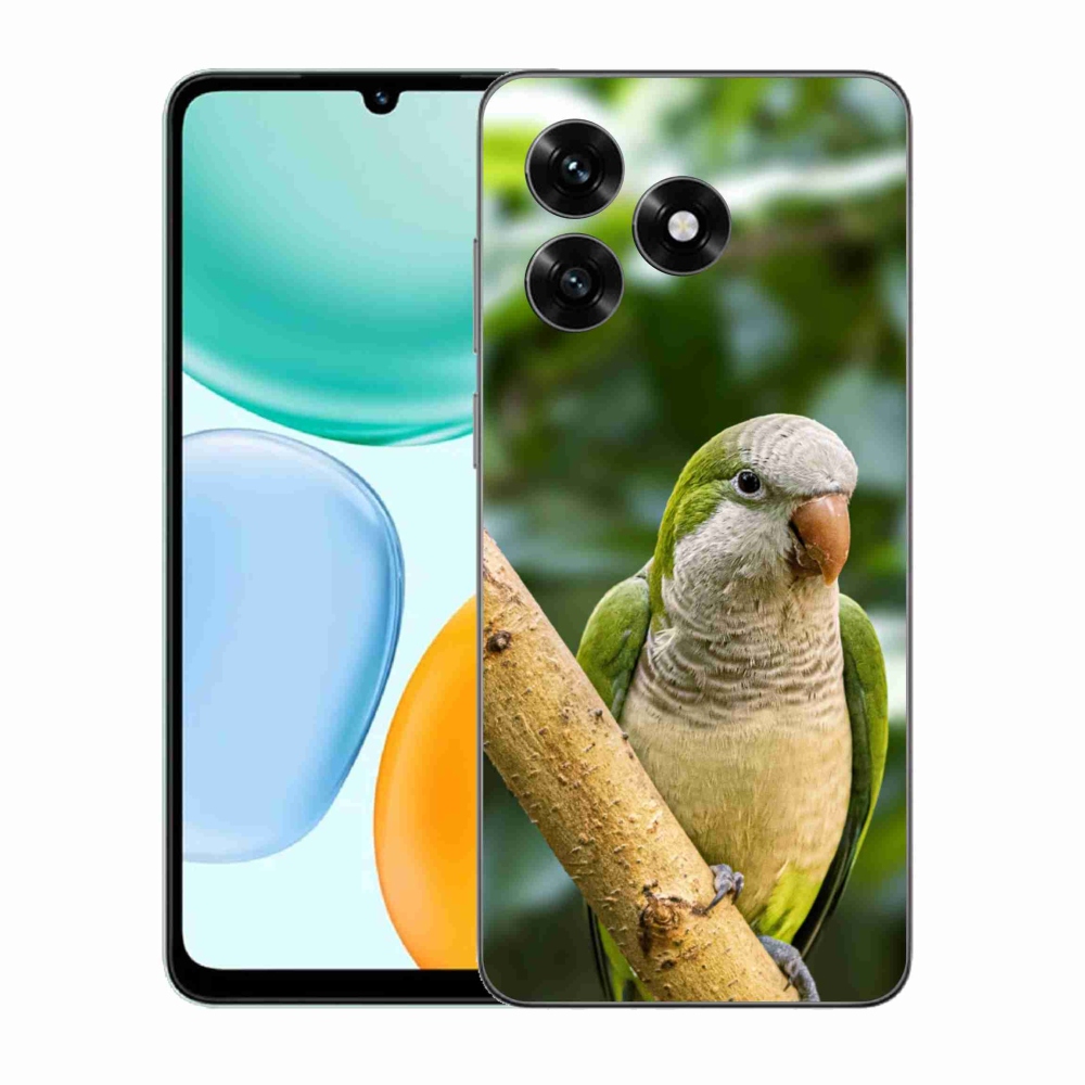 Zselés borítás mmCase a Honor X5c Plus készülékhez - papagáj