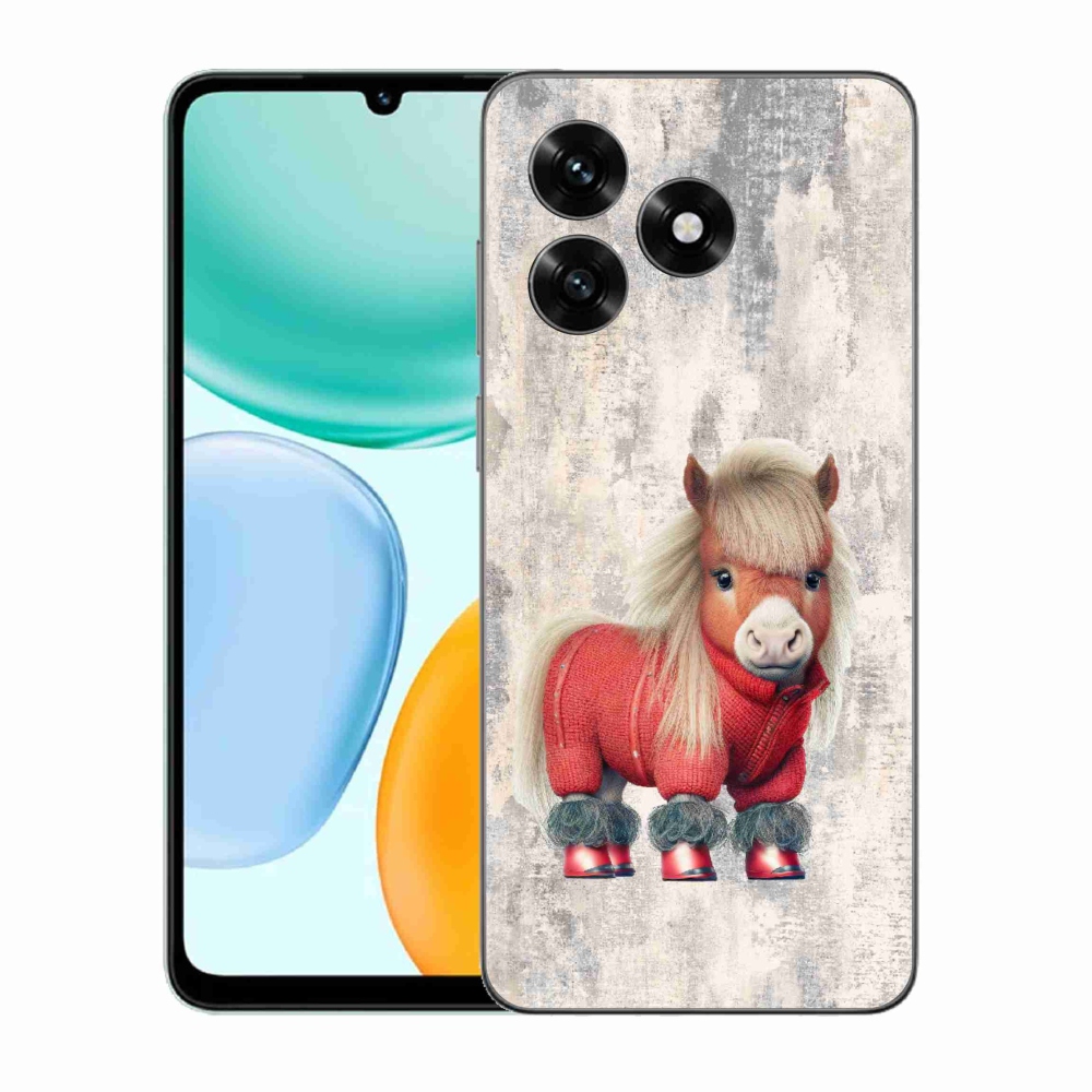 Gél borítás mmCase a Honor X5c Plus számára - póni pulóverben