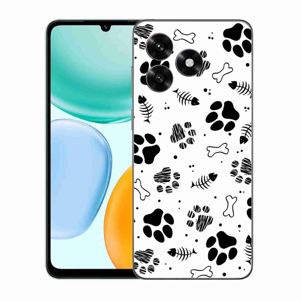 Zselés borítás mmCase a Honor X5c Plus-hoz - kutyamancsok 1