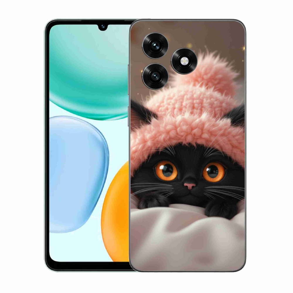 Gél borítás mmCase a Honor X5c Plus számára - aranyos cica 7