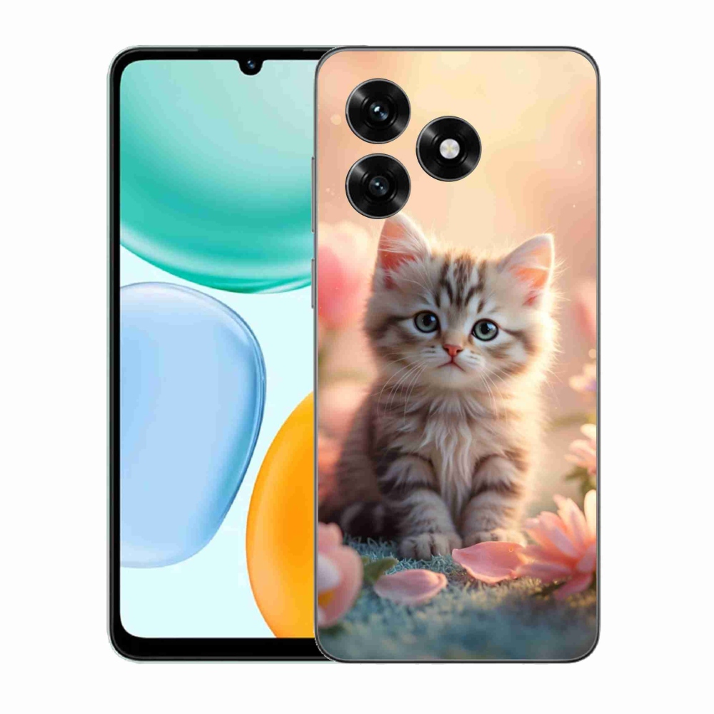 Gél borítás mmCase a Honor X5c Plus számára - aranyos cica 8