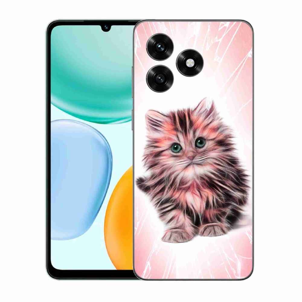 Gél borítás mmCase a Honor X5c Plus számára - aranyos cica