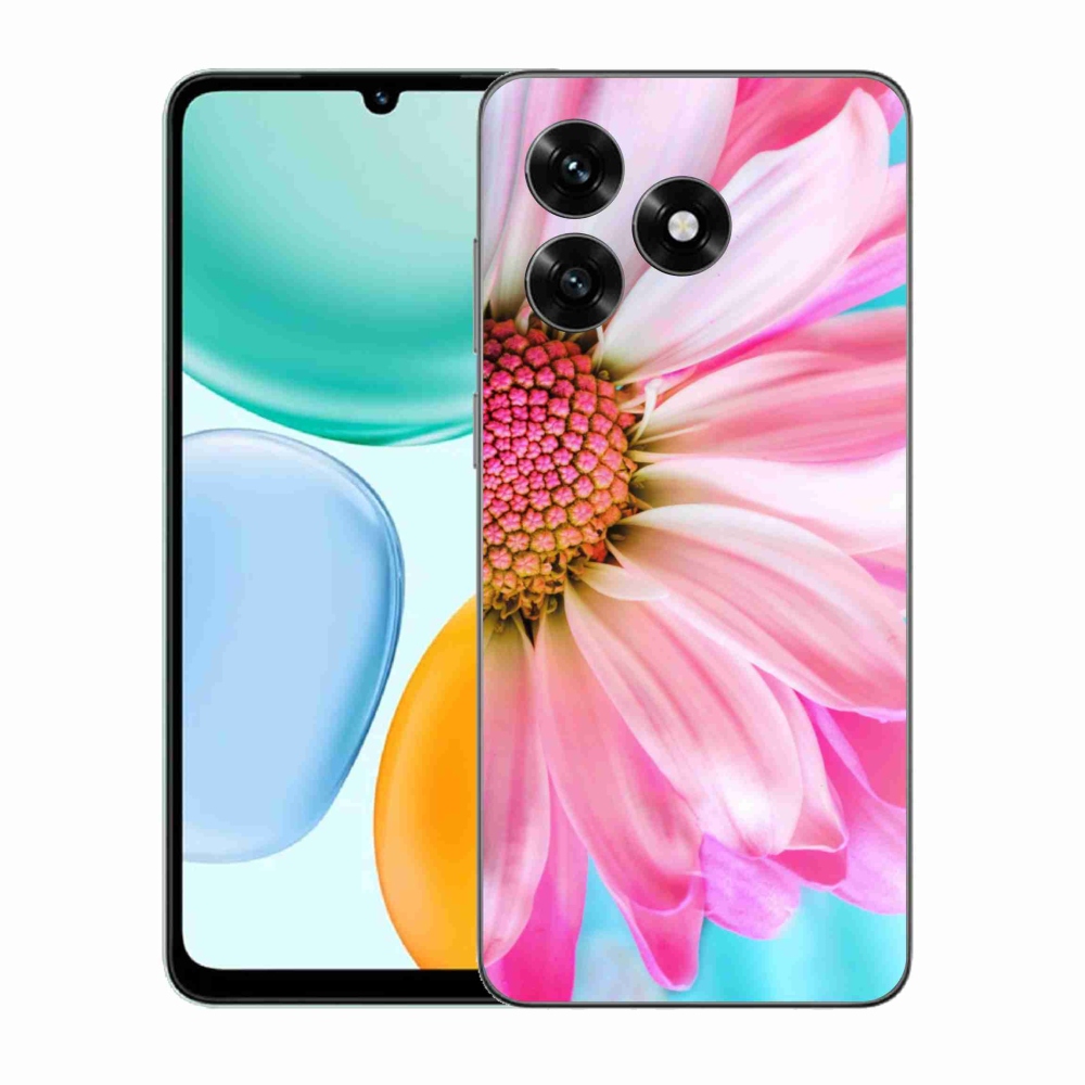 Zselés borítás mmCase a Honor X5c Plus-hoz - rózsaszín virág