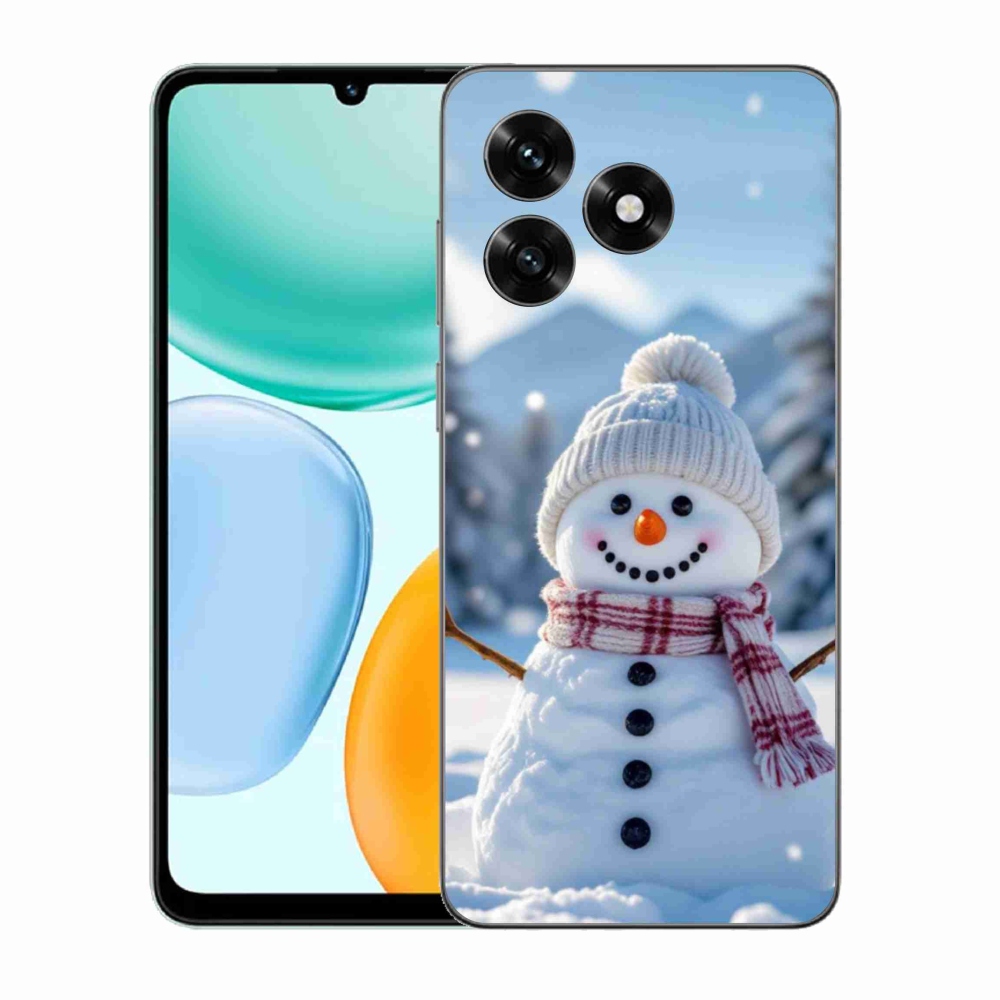 Zselés borítás mmCase a Honor X5c Plus számára - hóember 3