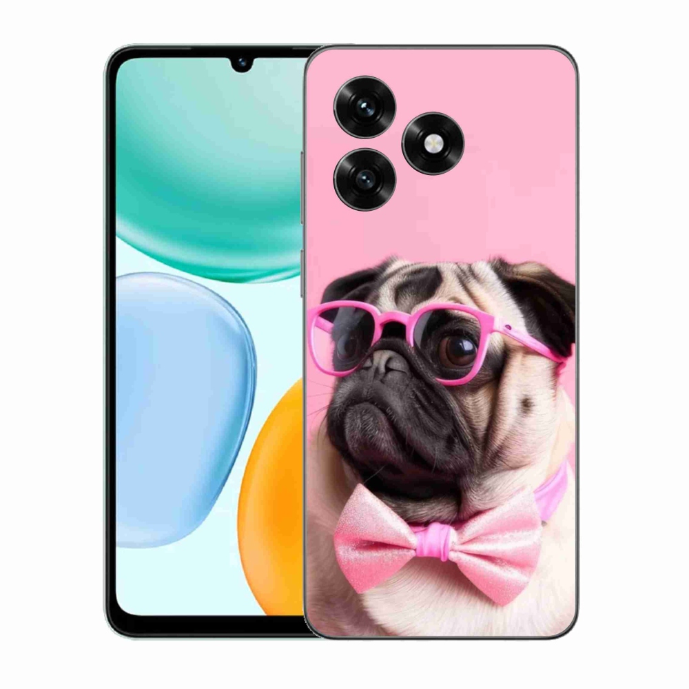 Gél borítás mmCase a Honor X5c Plus számára - stílusos mopsz