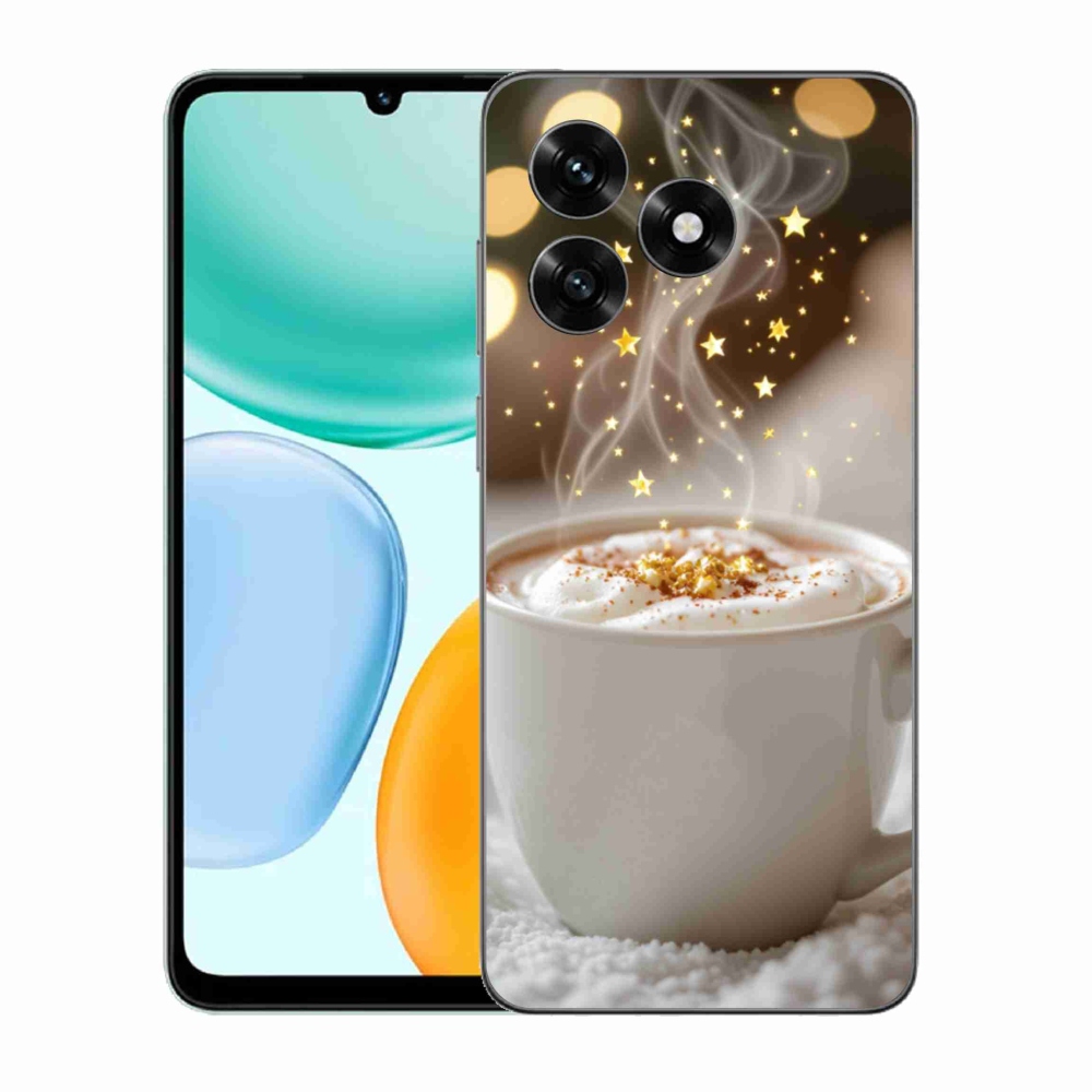 Gél borítás mmCase a Honor X5c Plus számára - Karácsonyi forró ital