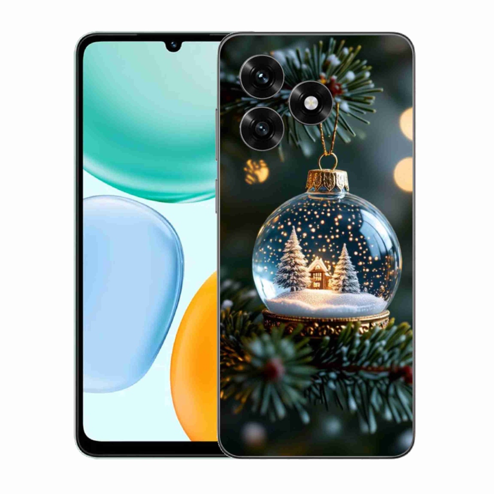 Gél borítás mmCase a Honor X5c Plus számára - Karácsonyi gömbök 2