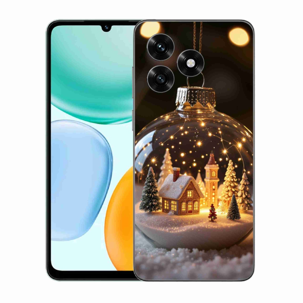 Gél borítás mmCase a Honor X5c Plus számára - Karácsonyi gömbök 3