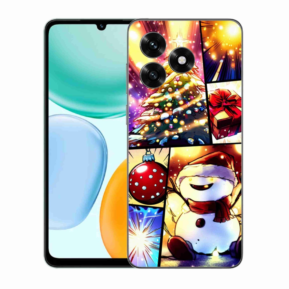 Gél borító mmCase a Honor X5c Plus készülékhez - karácsonyi motívumok 1