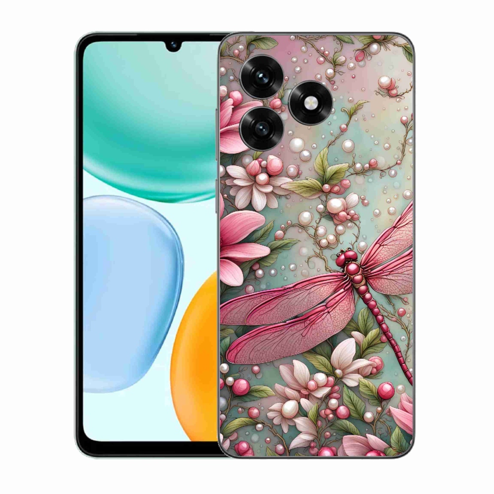 Gél borítás mmCase a Honor X5c Plus számára - szitakötő