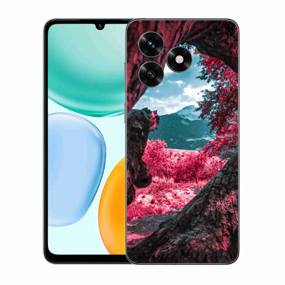 Zselés borítás mmCase a Honor X5c Plus számára - hegyi kilátás