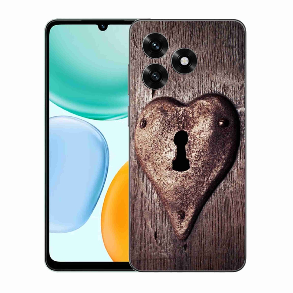 Gél borítás mmCase a Honor X5c Plus készülékhez - szív alakú zárral