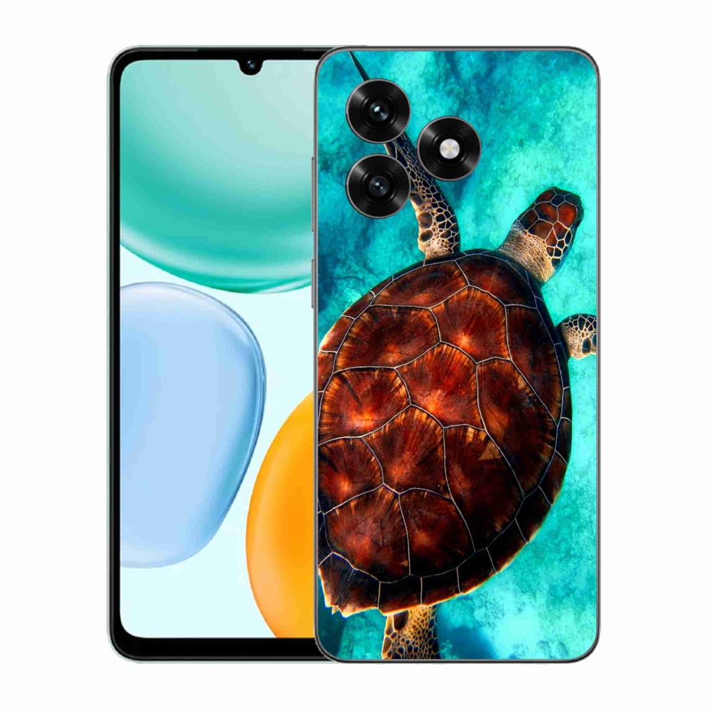 Zselés borítás mmCase a Honor X5c Plus számára - teknősbéka