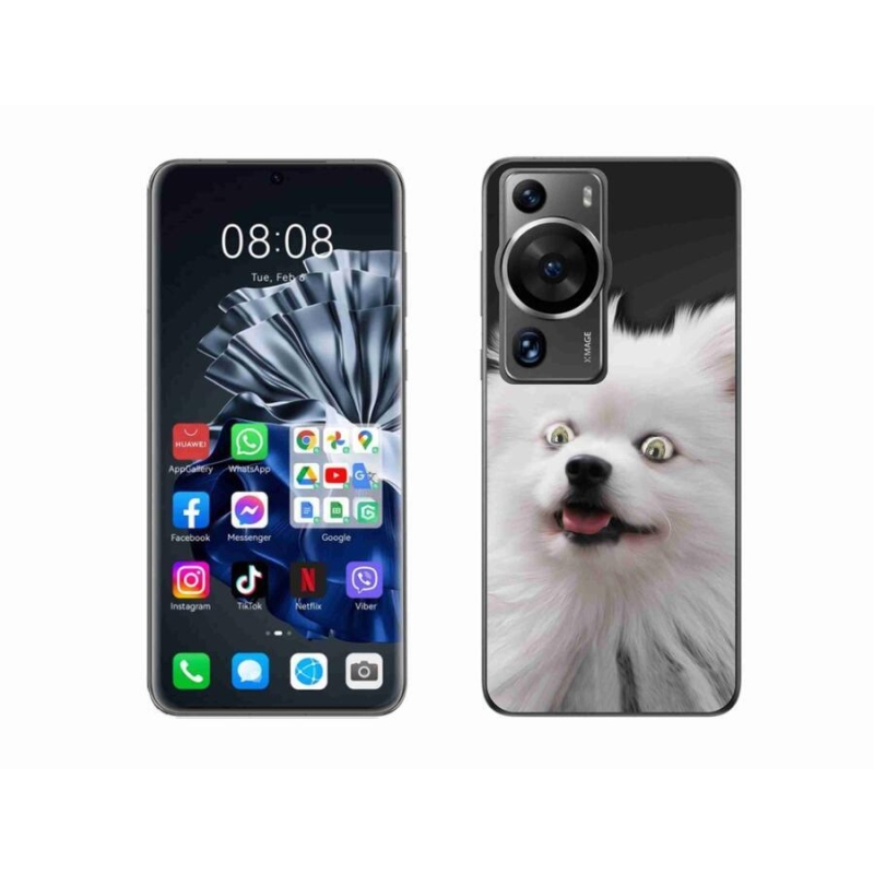 Gél borítás mmCase a Huawei P60 Pro készülékhez - fehér tipp