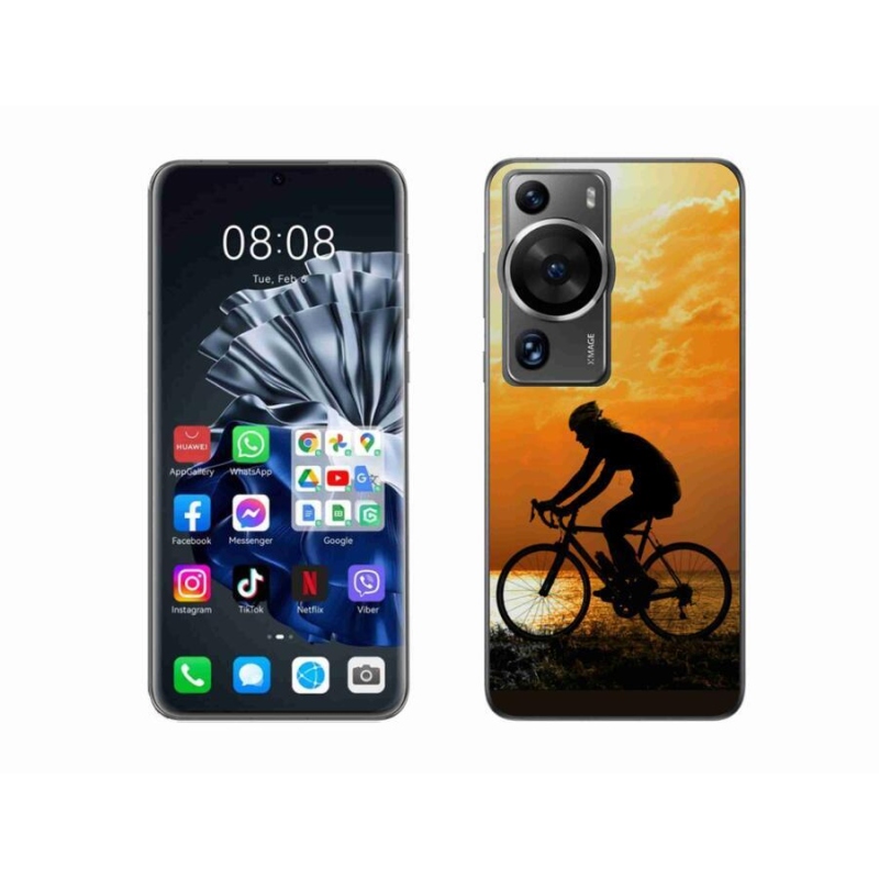 Gél borítás mmCase a Huawei P60 Pro számára - kerékpározás