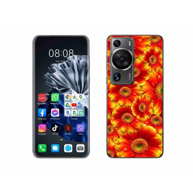 Gél borítás mmCase a Huawei P60 Pro készülékhez - gerbera 1
