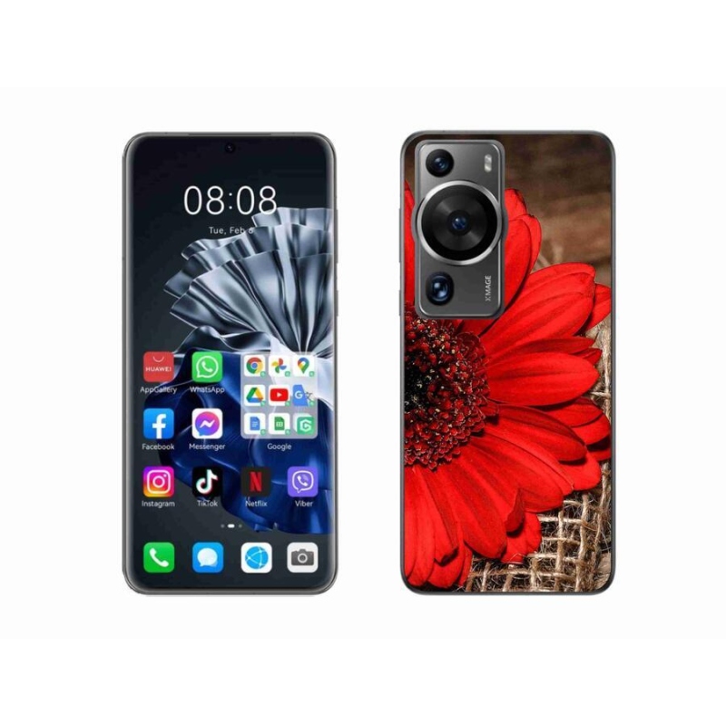 Gél borítás mmCase a Huawei P60 Pro készülékhez - gerbera