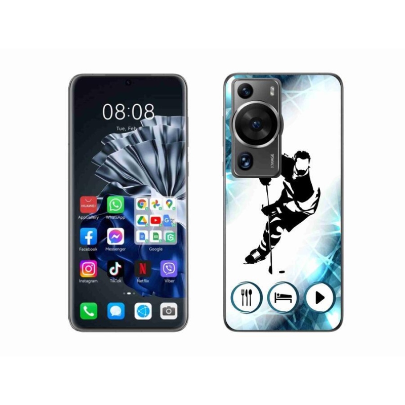 Gél borítás mmCase a Huawei P60 Pro készülékhez - jégkorong 1