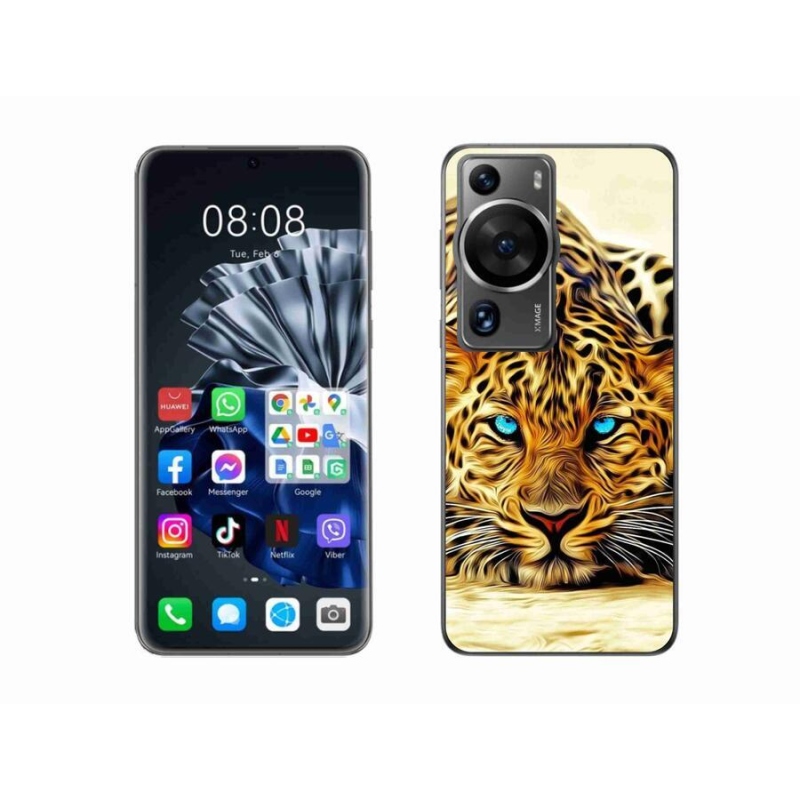 Gél borítás mmCase a Huawei P60 Pro számára - rajzfilm tigris