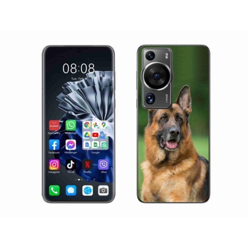 Gél borítás mmCase a Huawei P60 Pro készülékhez - Német juhászkutya