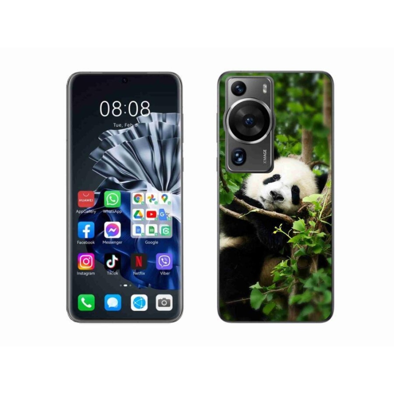 Gél borítás mmCase a Huawei P60 Pro készülékhez - panda