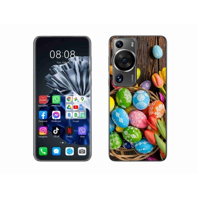 Gél borítás mmCase a Huawei P60 Pro készülékhez - Húsvéti tojás