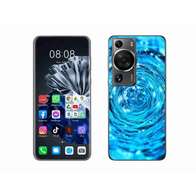 Zselés borítás mmCase a Huawei P60 Pro-n - vízörvény