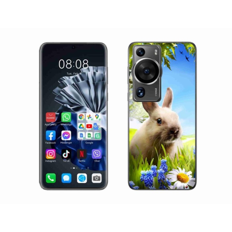Gél borítás mmCase a Huawei P60 Pro készülékhez - nyuszi