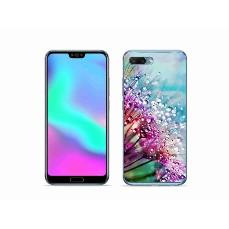 Gél borító mmCase a Honor 10 számára - színes virágok